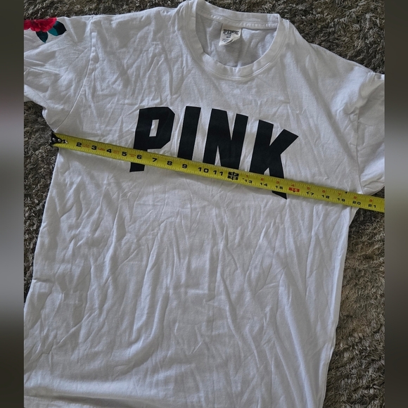 PINK Floral Tropical Long Sleeve Tee - Picture 7 of 7